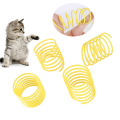Langlebige Katze farbenfrohe Plastikfeder -Spielzeug Haustier Mahlen Krallen Spielzeug Spielzeug
